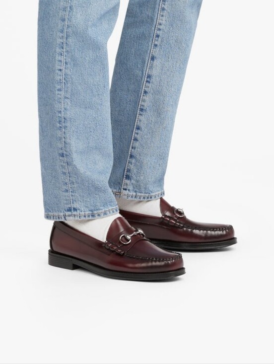 G.H. BASS Lincoln Bit Weejuns Loafers in Wine main image 7
